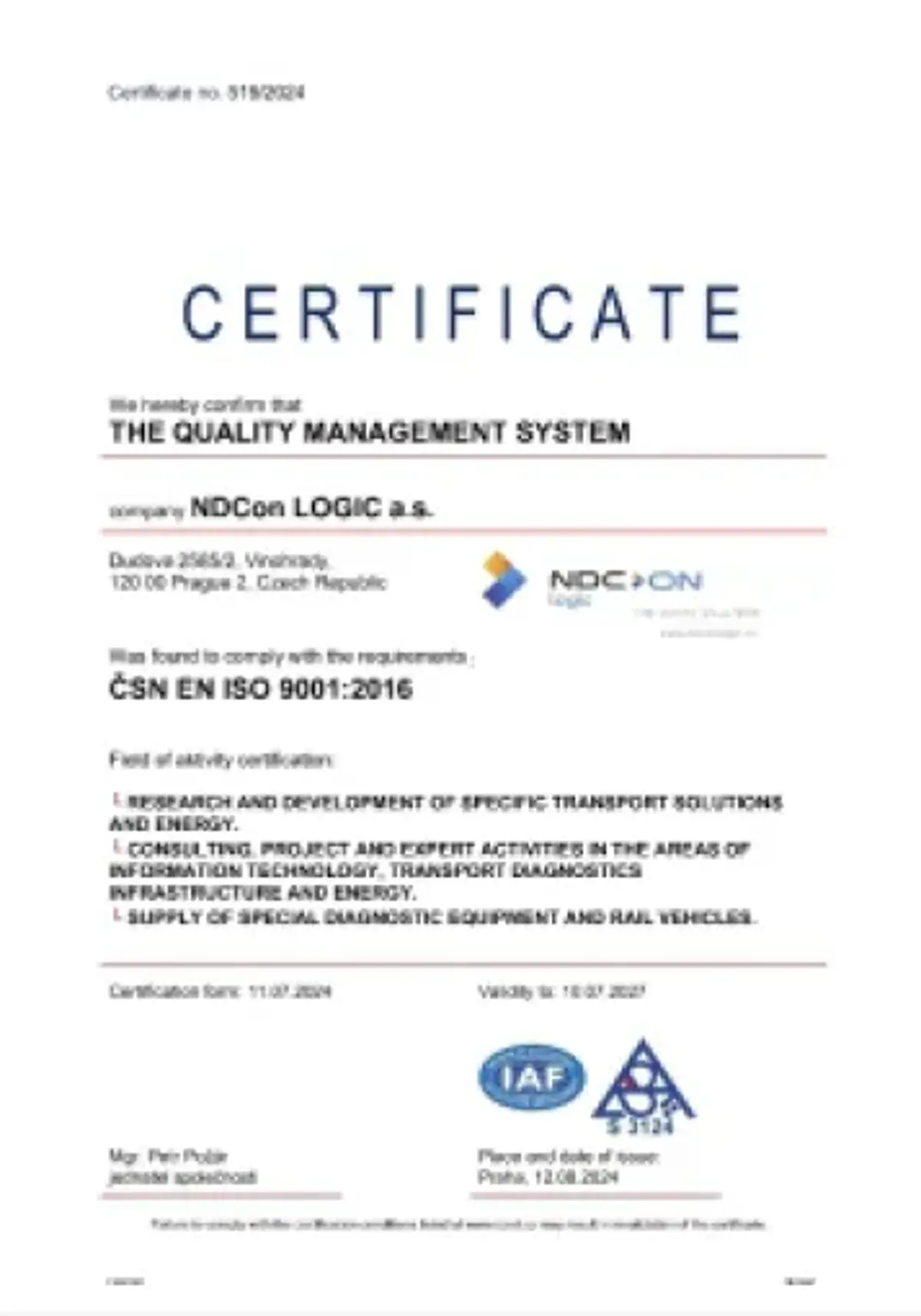 Certificate 3